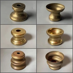 All copper accessories antique vase modification assembly floor lamp ceramic desk lamp brass concave spinning copper piece