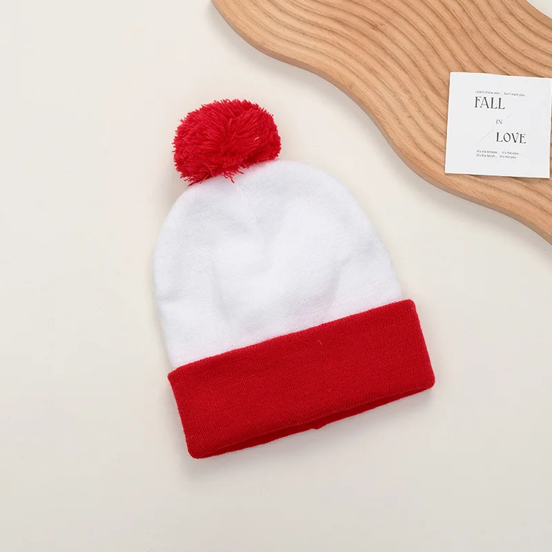 Festive knit hat set 9