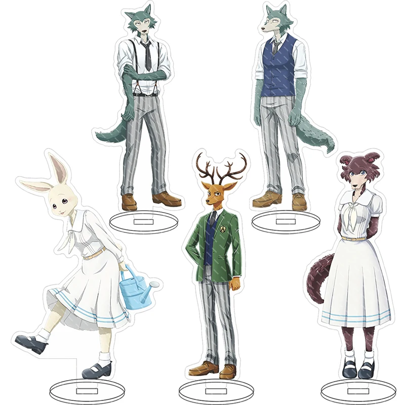 Figurine d'anime BEASTARS de 16 cm ‌ ‌   Legoshi Hal Louis Juno Jack Gohin Cos – ornements en acrylique, cadeaux de Noël mignons