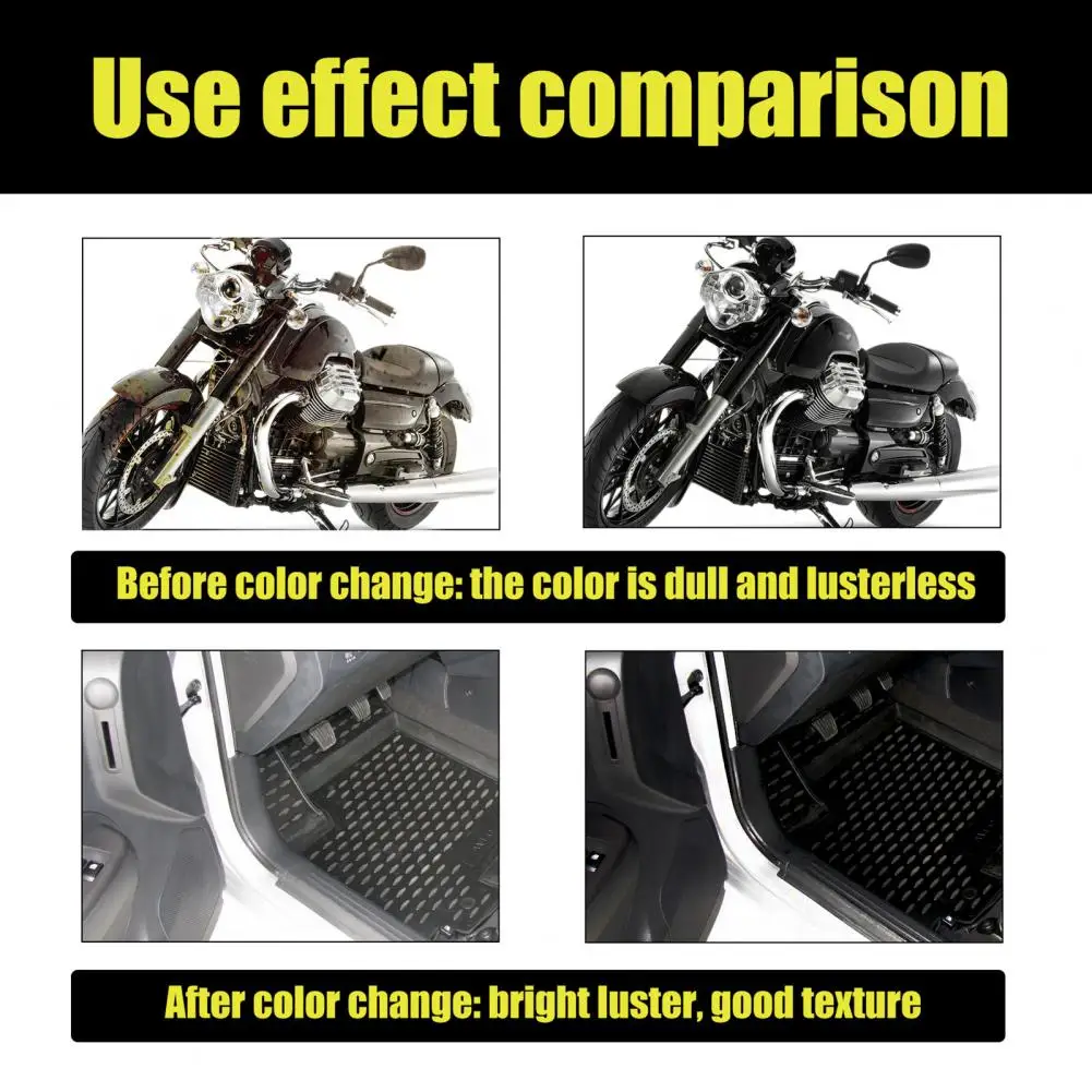 Effective Refurbish Plastic Cleaner Renovator Waterproof Plastic Refurbishing Agent Anti-scratch Motorcycle Supplies