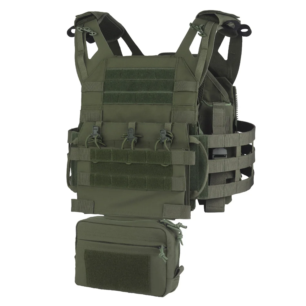JPC 3.0 Assault Vest Set Crye Style R-Series Lightweight Molle Tactical Plate Carrier Airsoft Body Armor Hunting Accessories