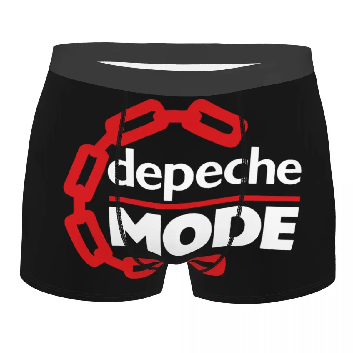 Custom Electronic Rock Band Depeche Cool Mode Underwear Men Sexy Printed Custom Boxer Shorts Panties