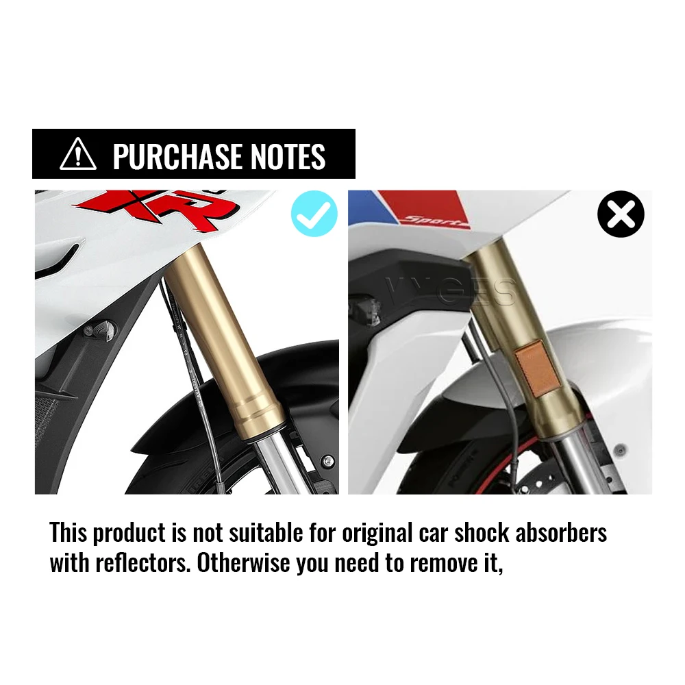 Motorcycle Fork Protection Cover Shock Absorber Dust Protector For BMW S1000XR R1250RS R1200RS S1000R S1000RR S 1000 XR R RR