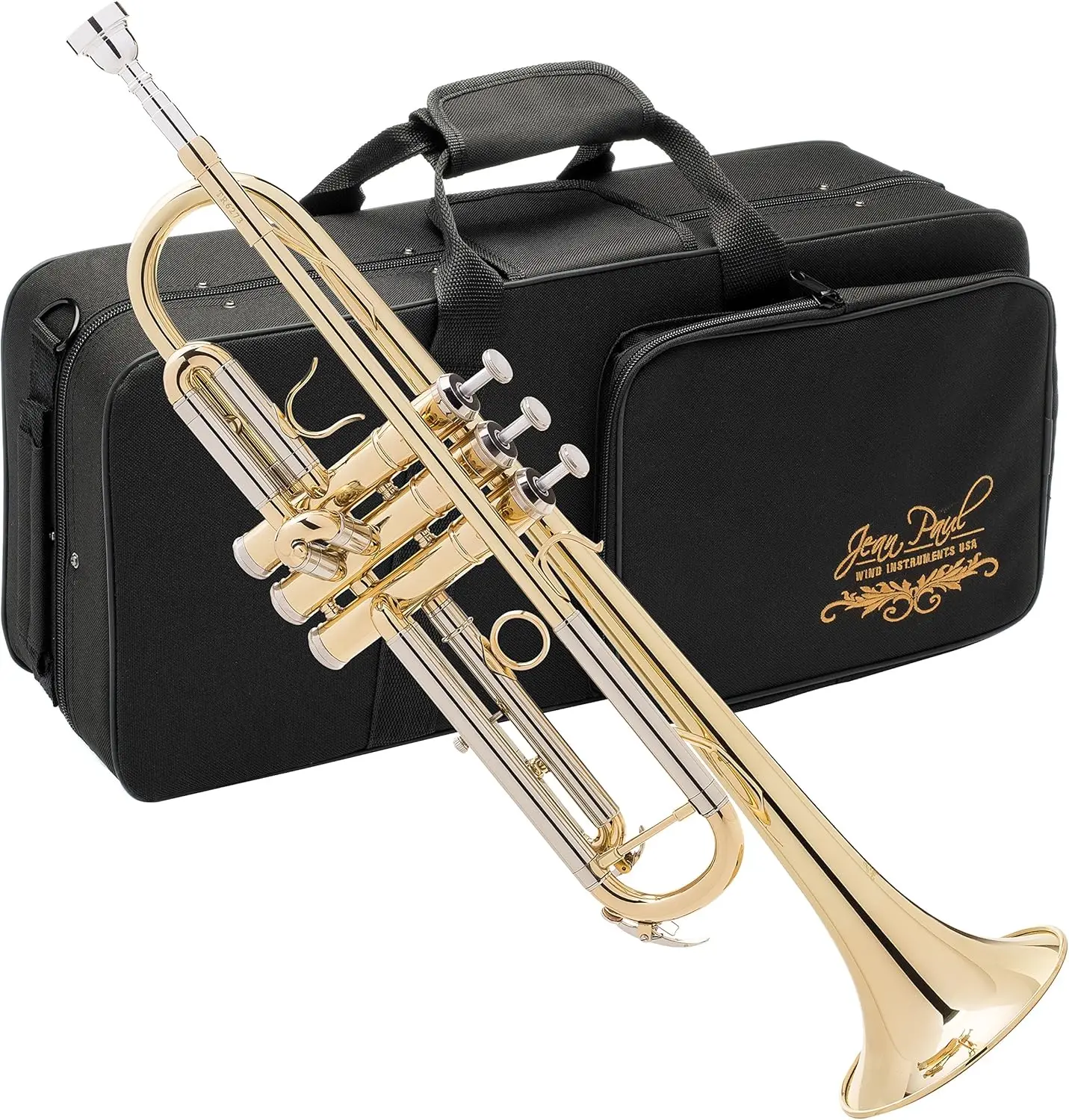 

Bb Trumpet for Students, Brass Lacquered Finish, Ideal for Beginners and School Bands