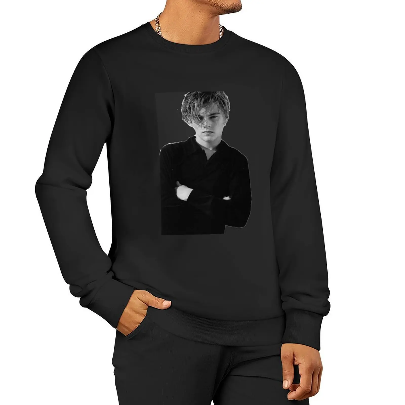 

Leonardo DiCaprio Classic Pullover Hoodie male clothes autumn jacket men aesthetic sweatshirts