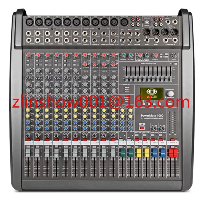 PM1000-3 Professional Digital Amplifier Power Mixer for Stage Controller Stereo Mixer