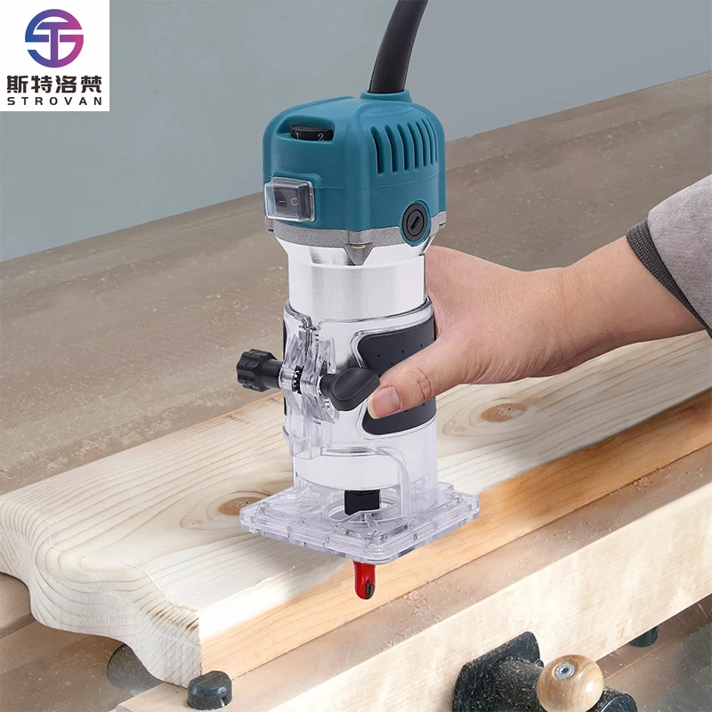 

Retail Milling Carpent Tool Plunge 35000R 30000RPM Powerful Edge Trimmer Machine 550W 710W 800W Electric Wood Palm Router