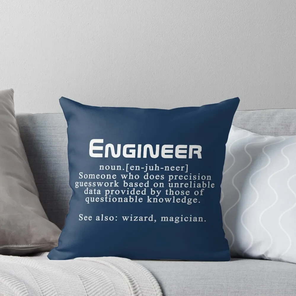 Meaning of the word engineer Throw Pillow Decorative Cushion ornamental pillows for living room Sofa Decorative Covers