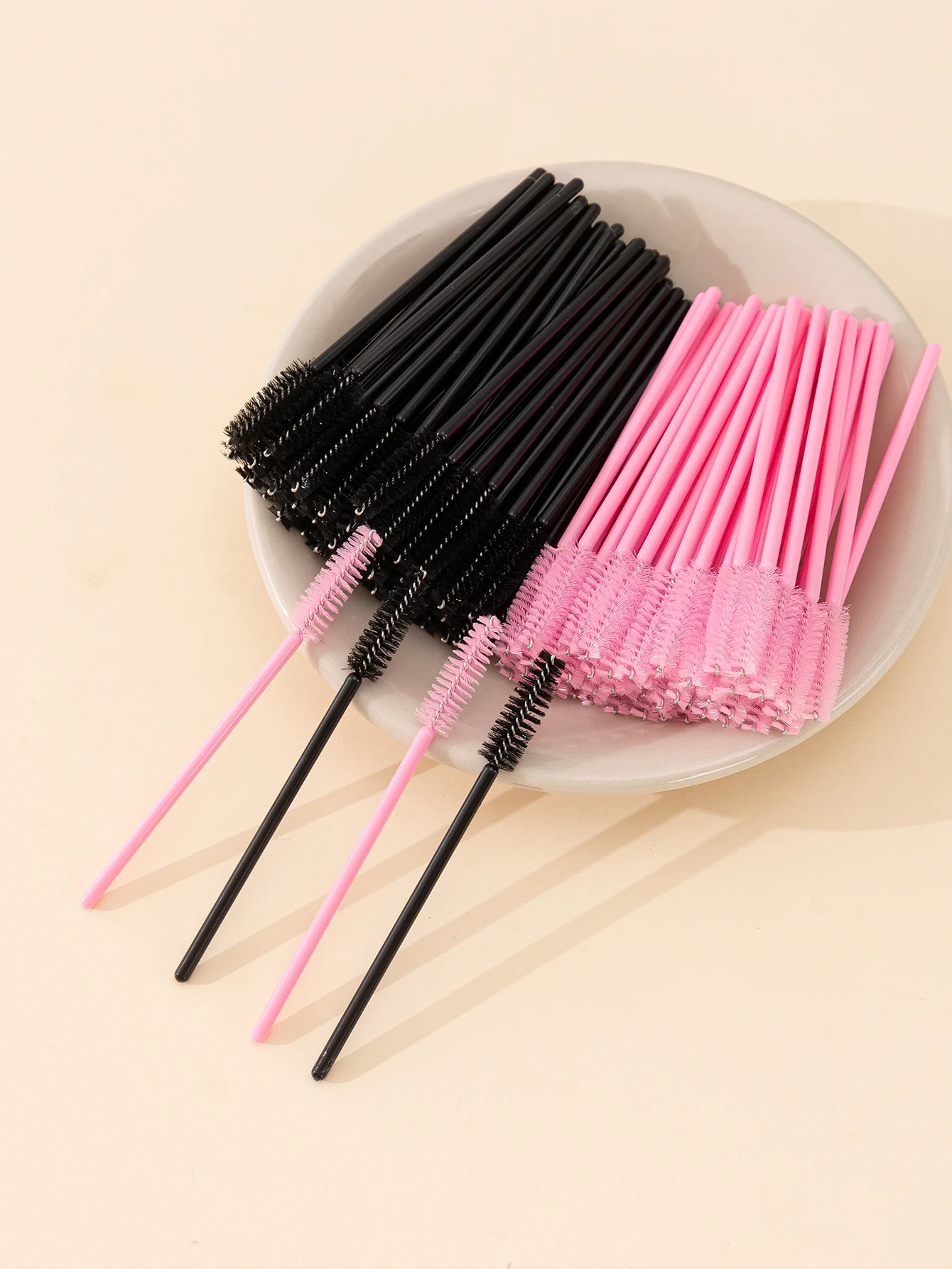 100PCS Eyelash Brushes Makeup Brushes Disposable Mascara Wands Applicator Spoolers Eye Lashes Cosmetic Brush,lash extension tool