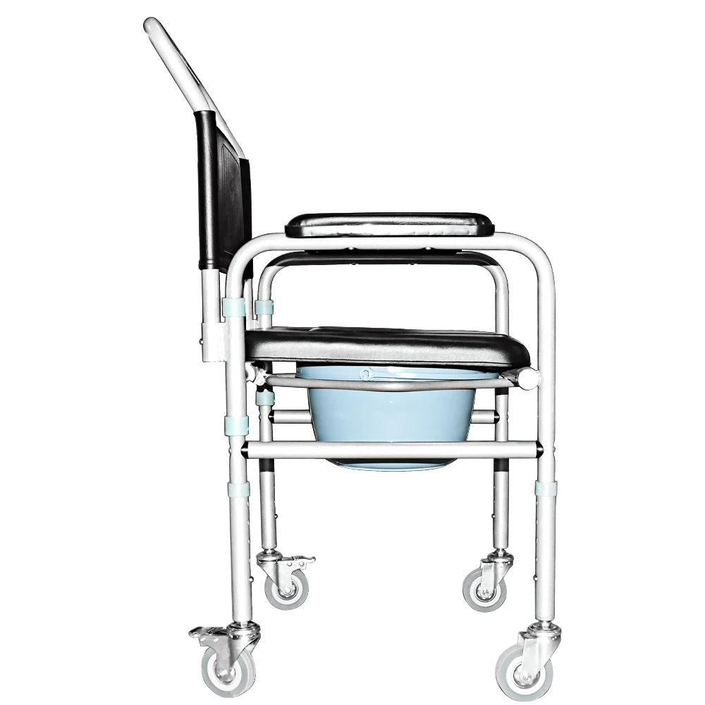 Folding Sit Disabled Shower Handicap Chair Bath Toilet Chairs Adult Shower Commode Toilet Sit Chair