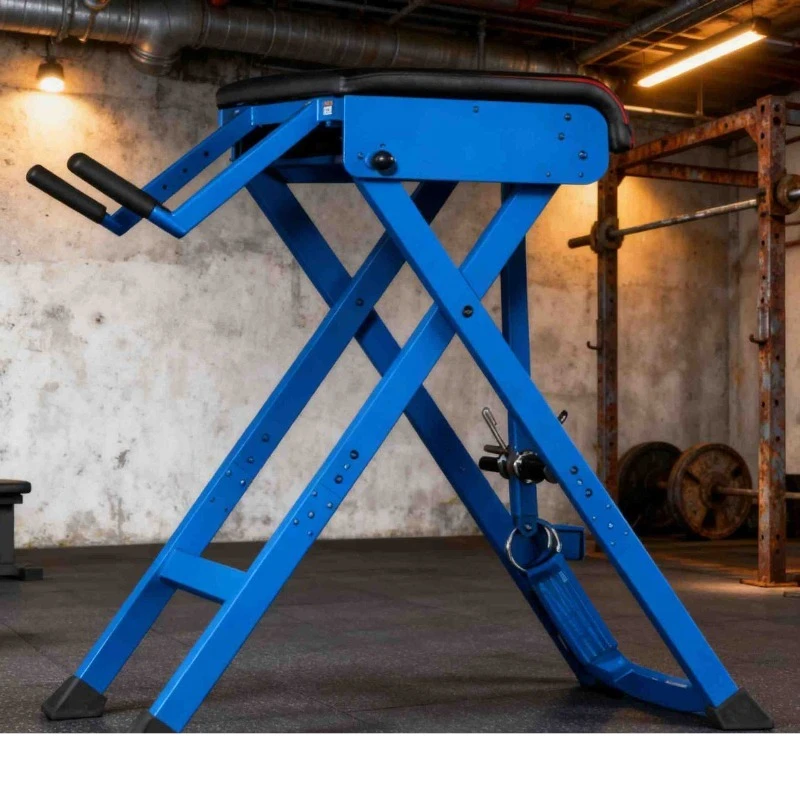 

Foldable training chair for waist, legs and back