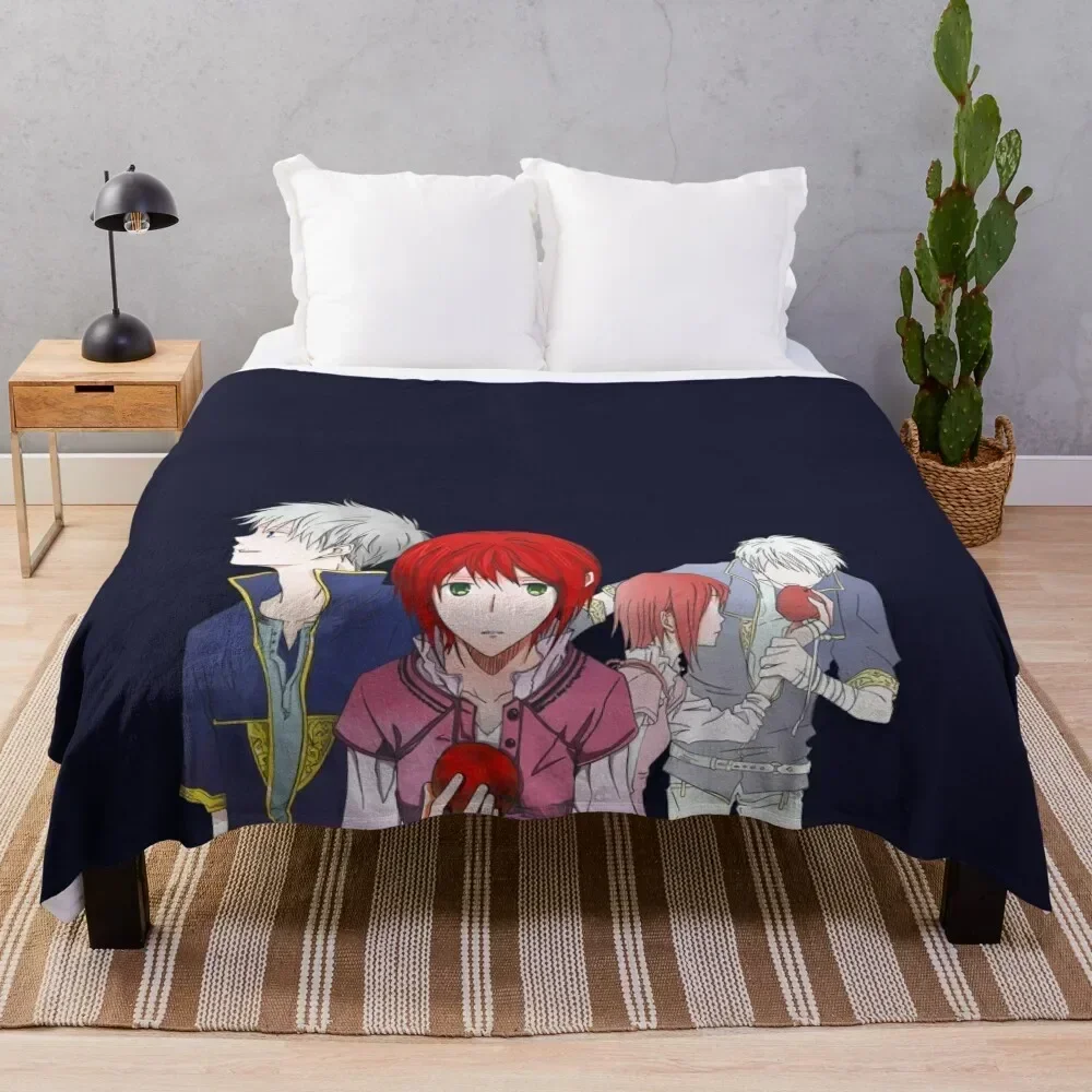 

Akagami no Shirayukihime Throw Blanket Cozy Throw Blanket Birthday Gift for Him Her