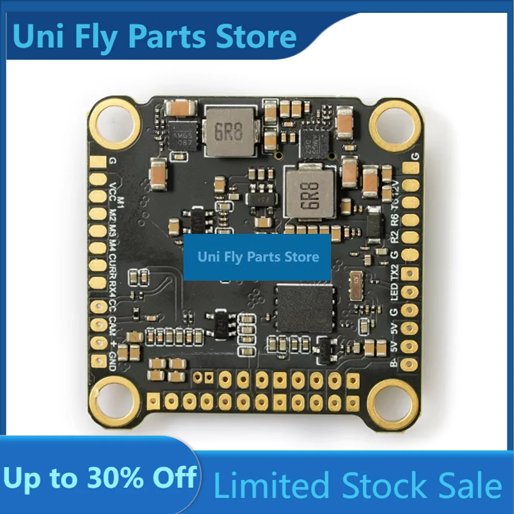 Foxeer F722 V4 FC Flight Controller 16M Flash Memory Dual BEC ICM42688 DPS310 MR1864 For Fpv FlightUniFly