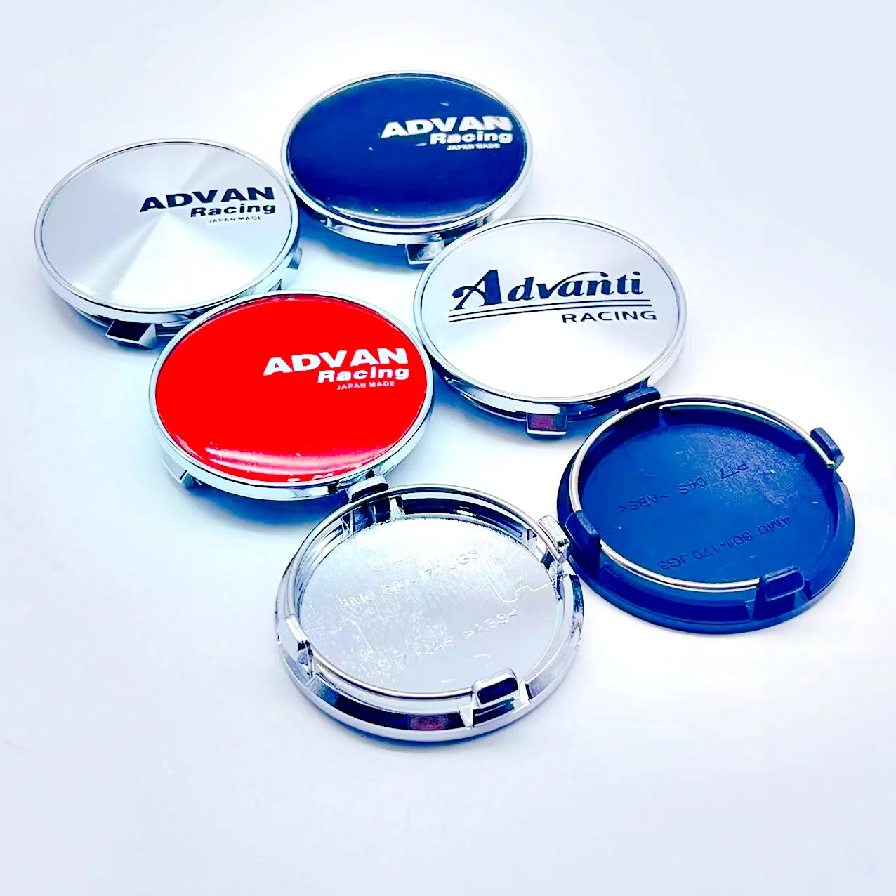 

Комплект из 4 высококачественных колпачков для центра диска колеса 61 мм для ADVAN Racing: наклейки-эмблемы и аксессуары для стайлинга