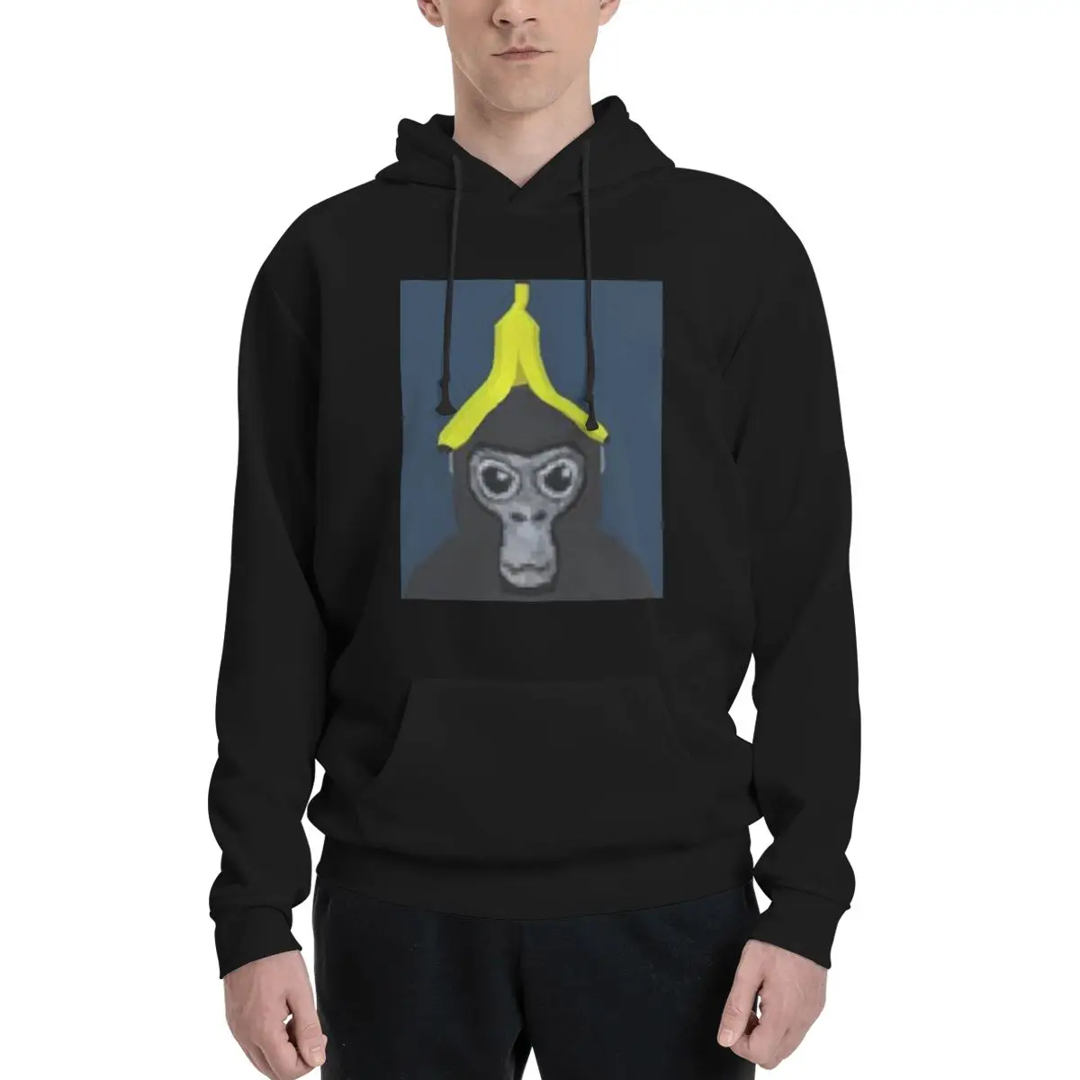 

Gorilla Tag Monkey With Banana Hoodies Men's Women Casual Pullover Sweatshirts Harajuku Long Sleeve Streetwear Autumn Winter