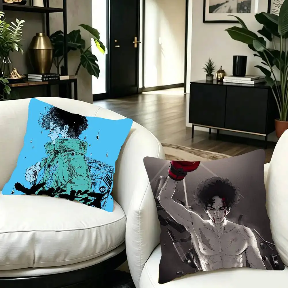 Anime M-MEGALO BOX Pillow Case Fashion Square Pillowcase Bedroom Sofa Room Ins Decoration Leisure