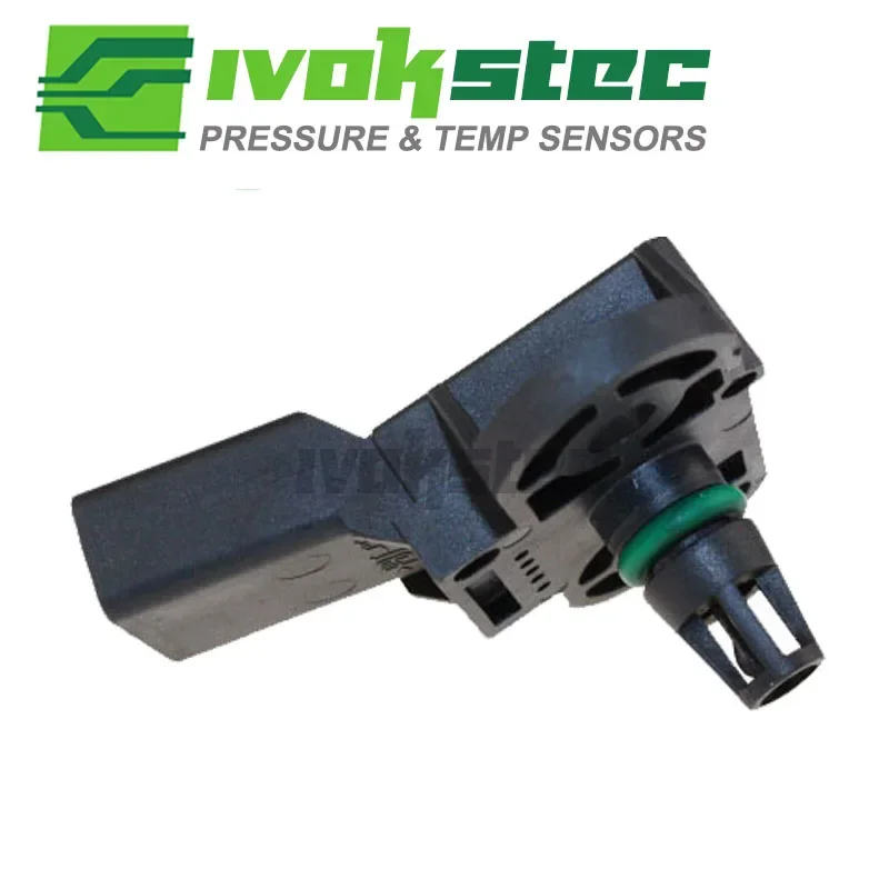 MAP Pressure Sensor 03C 906 051 For VW Eos Polo Jetta Golf Passat Bora Touran Audi A3 A4 A6 Q5 Skoda Seat 03C906051 0261230095 - view 4