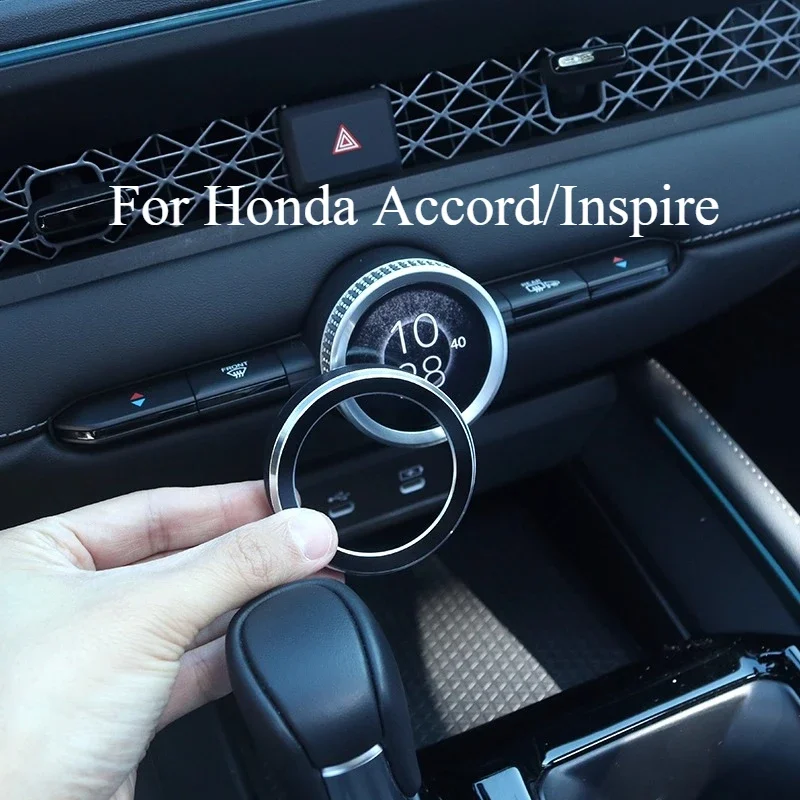 

Центральная ручка управления для Honda Accord/Inspire, 11-е и половина 11-го поколения, 2023-2025, декоративное яркое кольцо, модификация