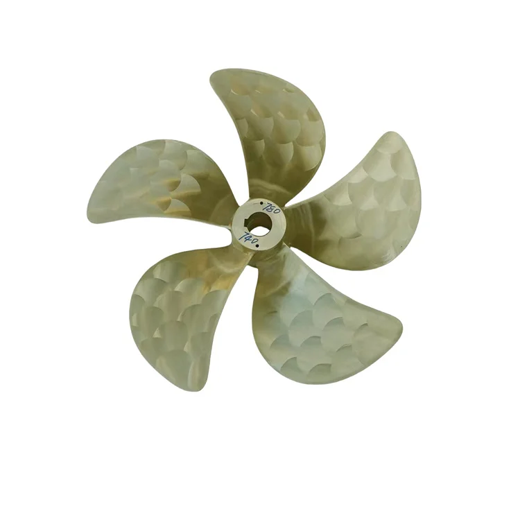 Hot Sale Customized 5 Blades Brass Bronze Marine Propeller for Boat