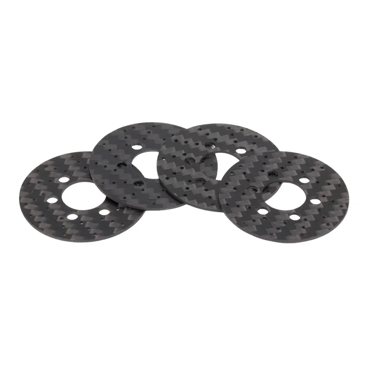 4PCS Carbon Fiber SLW Brake Rotors for 1/8 1/10 RC Crawler Rigs TRX4 SCX10 Element Enduro 1.9 2.2 Beadlock Wheels Rim Upgrade