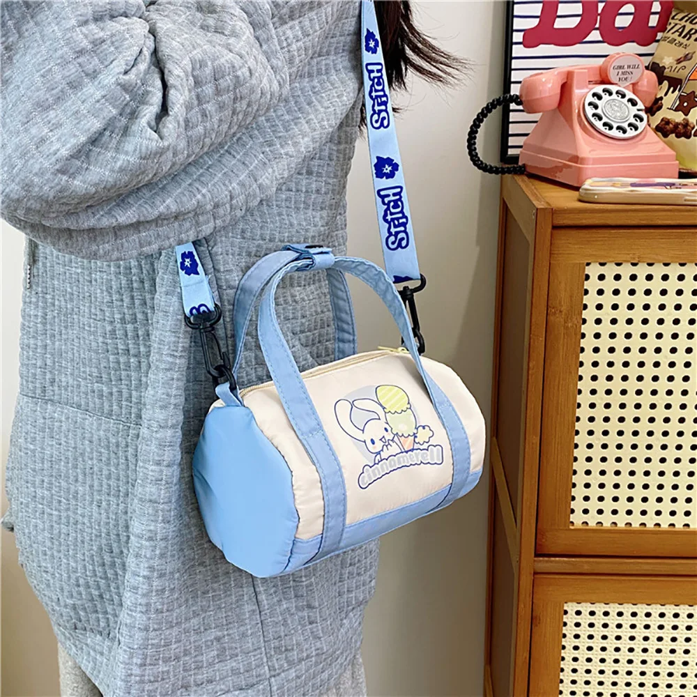 Cinnamoroll Kuromi Kawaii Crossbody Bag Sanrio Cute Cartoon Handbag Casual Fashion Satchel Portable Tote Backpack For Boys Girls