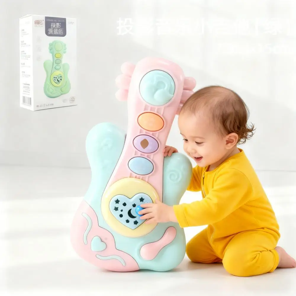 子供用電子音楽ギターおもちゃ多機能早期学習楽器子供用教育音楽プレイセット対象年齢3-6歳