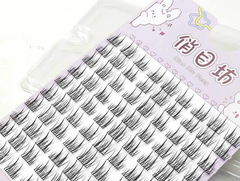 Sonnenblumen-Wimpern, braun, Manga, falsche Wimpern, natürlich, weich, große Kapazität, Anime-Wimpern, Douyin Wanghong, Make-up, Anime-Wimpern – Detail 7