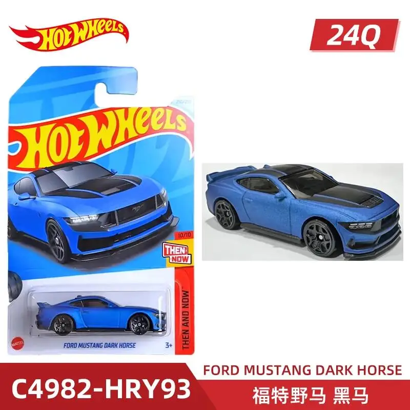 Original Hot Wheels 1/64 FORD MUSTANG DARK HORSE  IIseires Diecast Alloy Model Carro Children  Gift