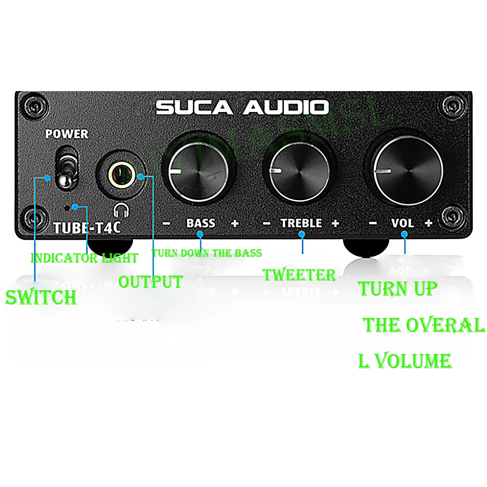 Aiyima smsl alta fidelidade 2.0 100w bluetooth 5.0 tubo de vácuo amplificador casa fone ouvido amp áudio