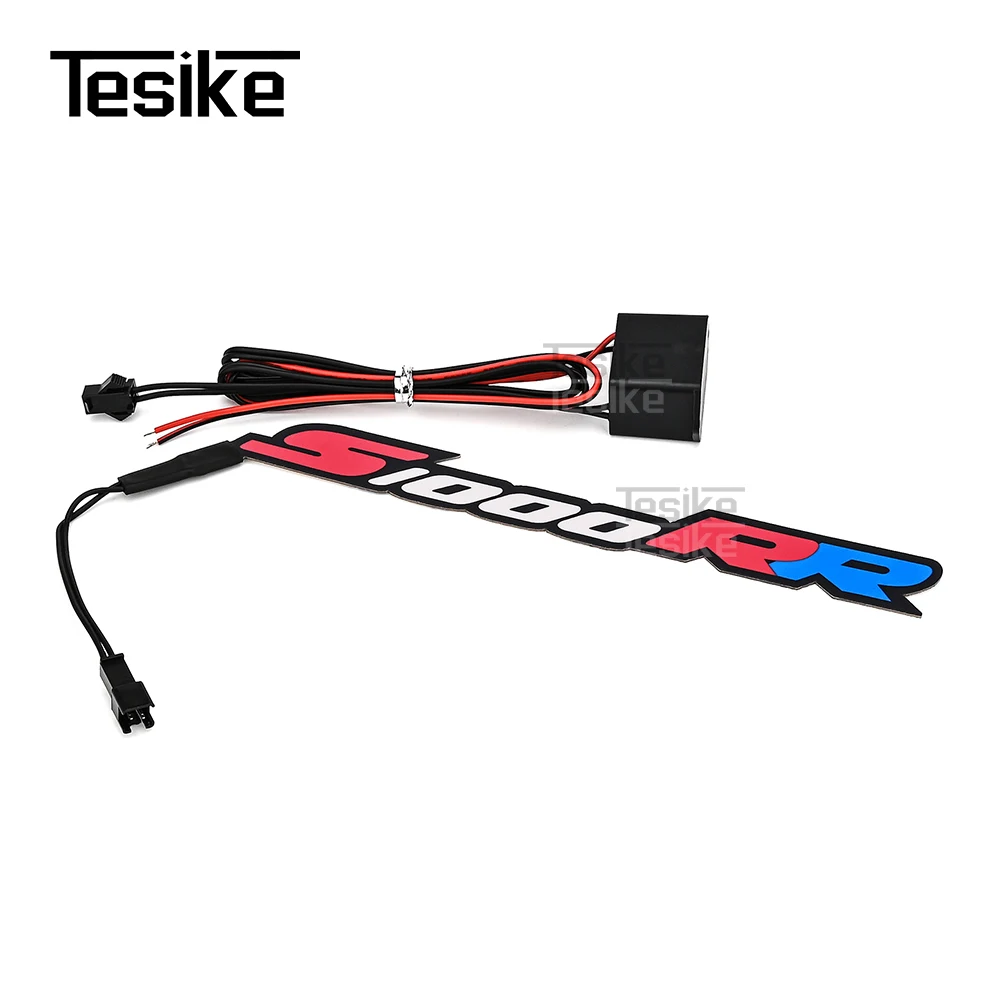 دراجة نارية ملصق الديكور لسيارات BMW S1000RR S1000 RR HP4 مصباح دراجة نارية LED لتقوم بها بنفسك عاكس EL الباردة ضوء ملصق #3