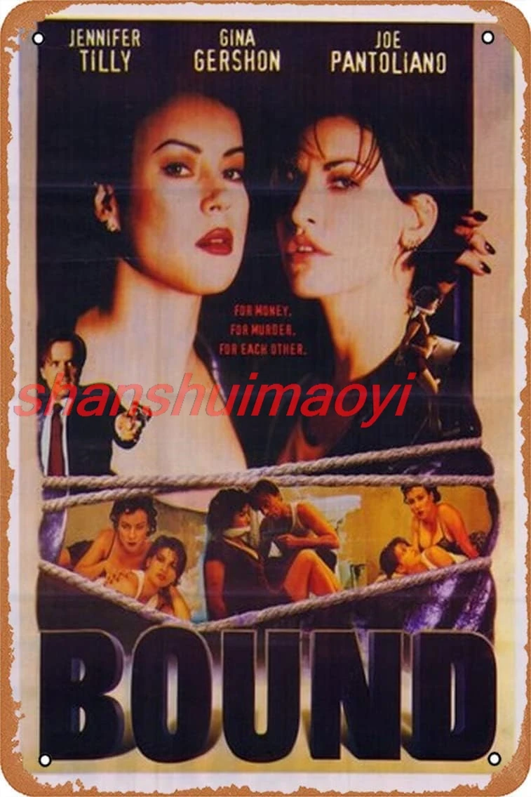 Metal Tin Sign Bound Movie Poster Wall Decor Funny for Home Kitchen Bar Pub Man Cafe Room Decoration Vintage Retro Plaq sha sign