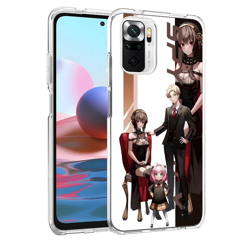 Anime Spy Family Anya Cover Phone Case For Xiaomi Redmi 12C 12 10C 10 9C 9 10A 9A 8A 9T 7A 7 6A 6 Pro K20 K40 S2 Soft Fundas She