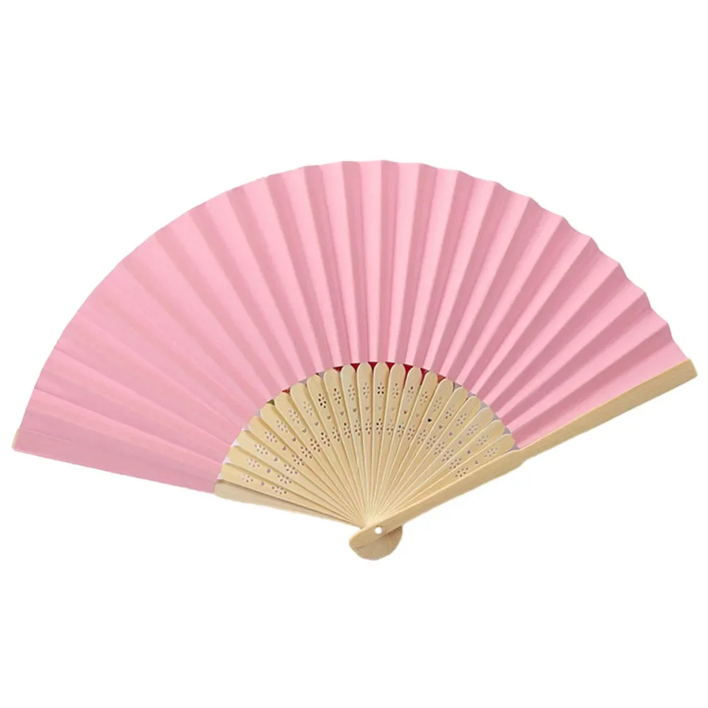 Unique 7Inch Folding Fan Handmade Chinese Style Paper Fan For Weddings Parties And Events Easy To Carry And Elegant