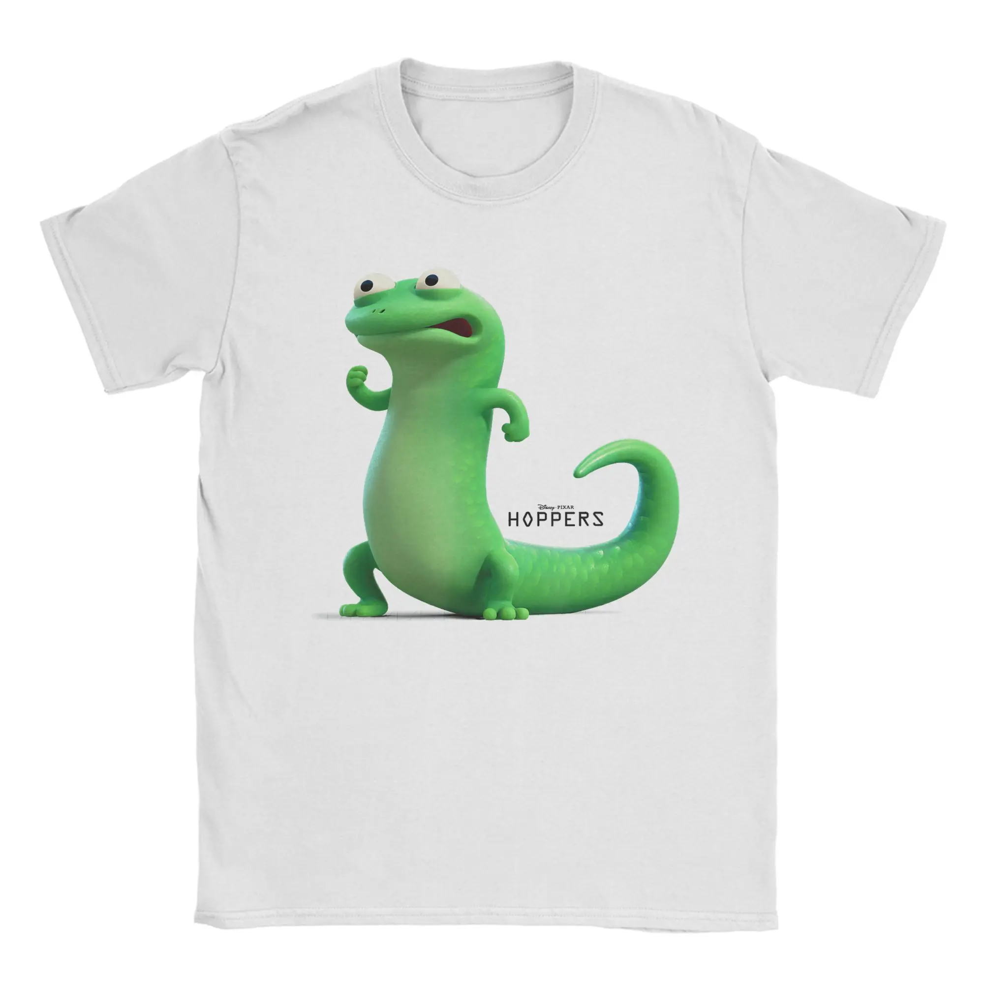 Футболки Hoppers Tom Lizard Angry Pose для мужчин, хлопковая футболка для отдыха, футболки с круглым вырезом, одежда с короткими рукавами, идея подарка