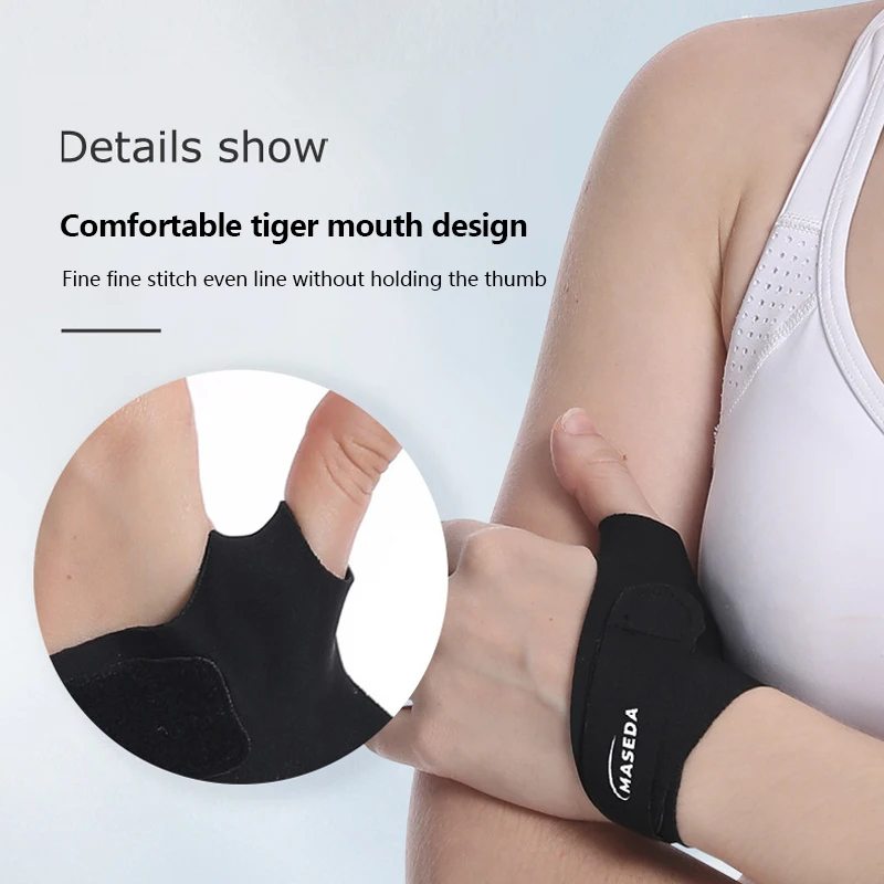 1Pc Wrist Thumb Brace Ultra-thin Compression Wrist Straps Thumb Support For Tendonitis Tenosynovitis Carpal Arthritis