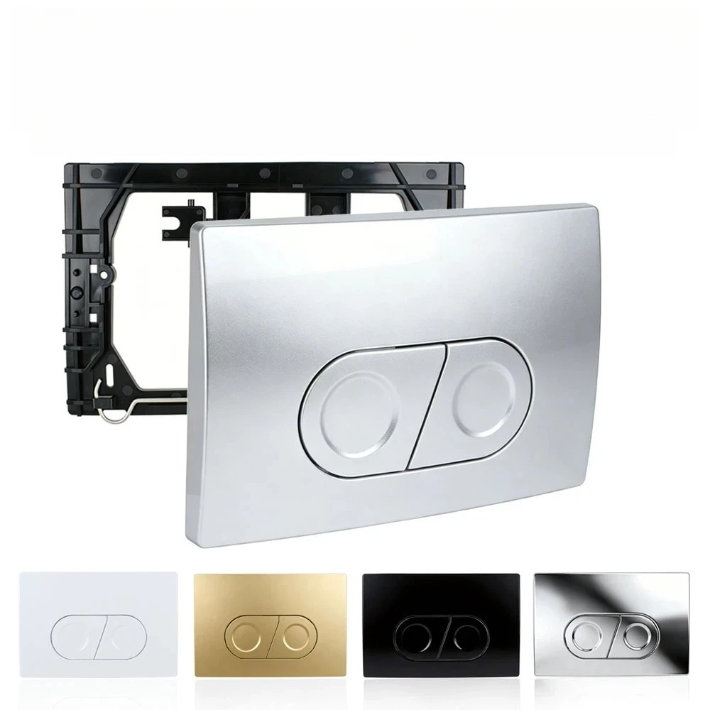 Flush Plate Compatible with Geberit Delta20 115.127.21.1, Universal Panel For UP100 Concealed Hidden Cistern
