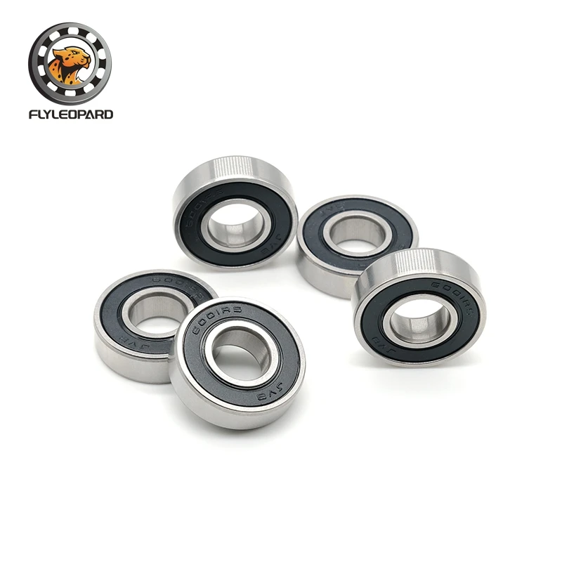 

6001-2RS Bearing ABEC-5 (10PCS) 12x28x8 mm Sealed Deep Groove 6001 2RS Ball Bearings 6001RS 180101 RS