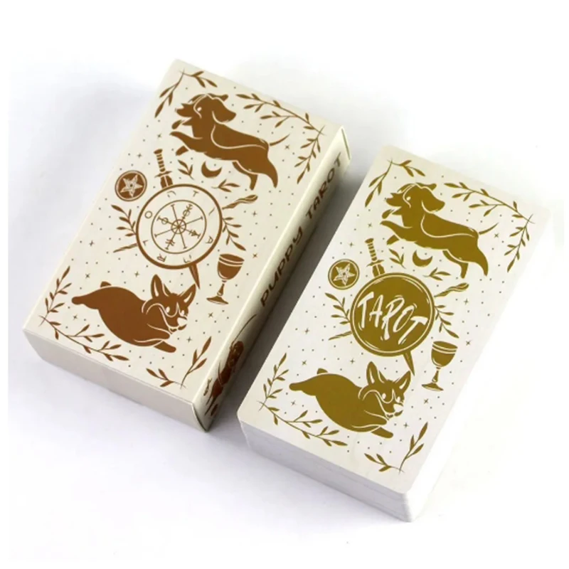 High-Quality Puppy Tarot Card Leisure Entertainment Games Card Family Gatherings Tarot Games Card 78 Card Deck