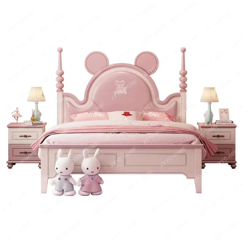 

Kids' Furniture Suite Girl Princess Room Bed Wardrobe Desk Bedroom Furniture Combination muebles de dormitorio