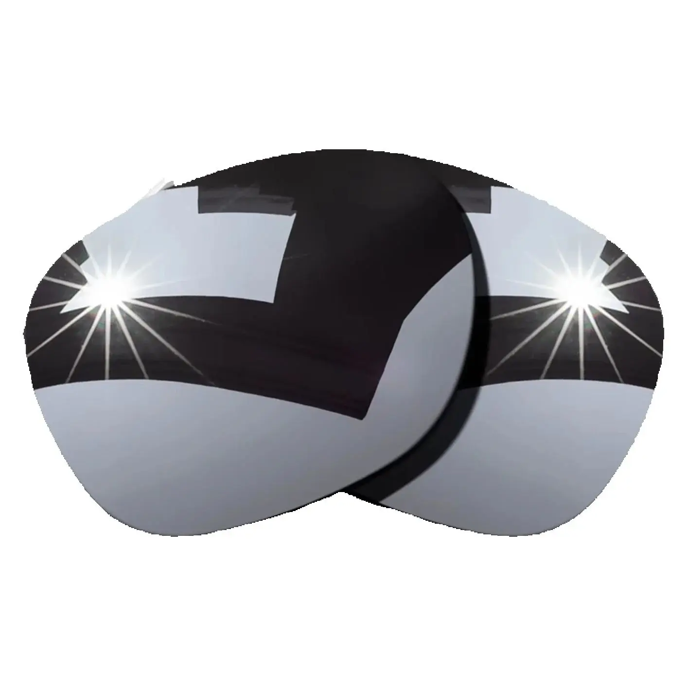 

Polarized Sunglasses Replacement Lenses for-Electric Knoxville XL Frame - Silver Mirrored