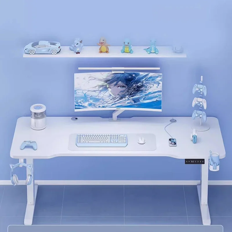 Office Gaming Computer Desks Wall Table Notebook Ergonomic Keyboard Table Mouse Pad Monitor Stand Escritorios Unique Furniture