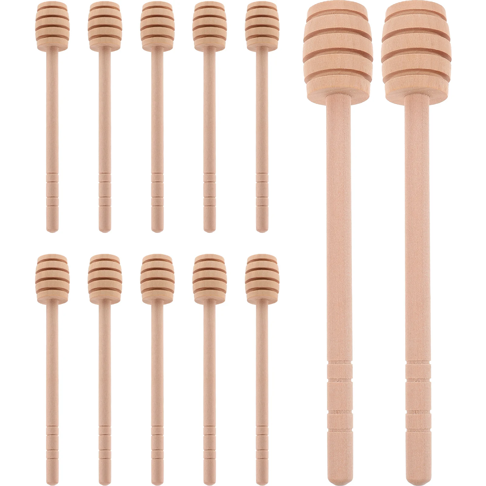

12 Pcs Wooden Dippers 3 Inch Mini Beehive Spoon Stirring Rods Honey Stirring Rods for Coffee Tea Jam Honey Spoons Kitchen