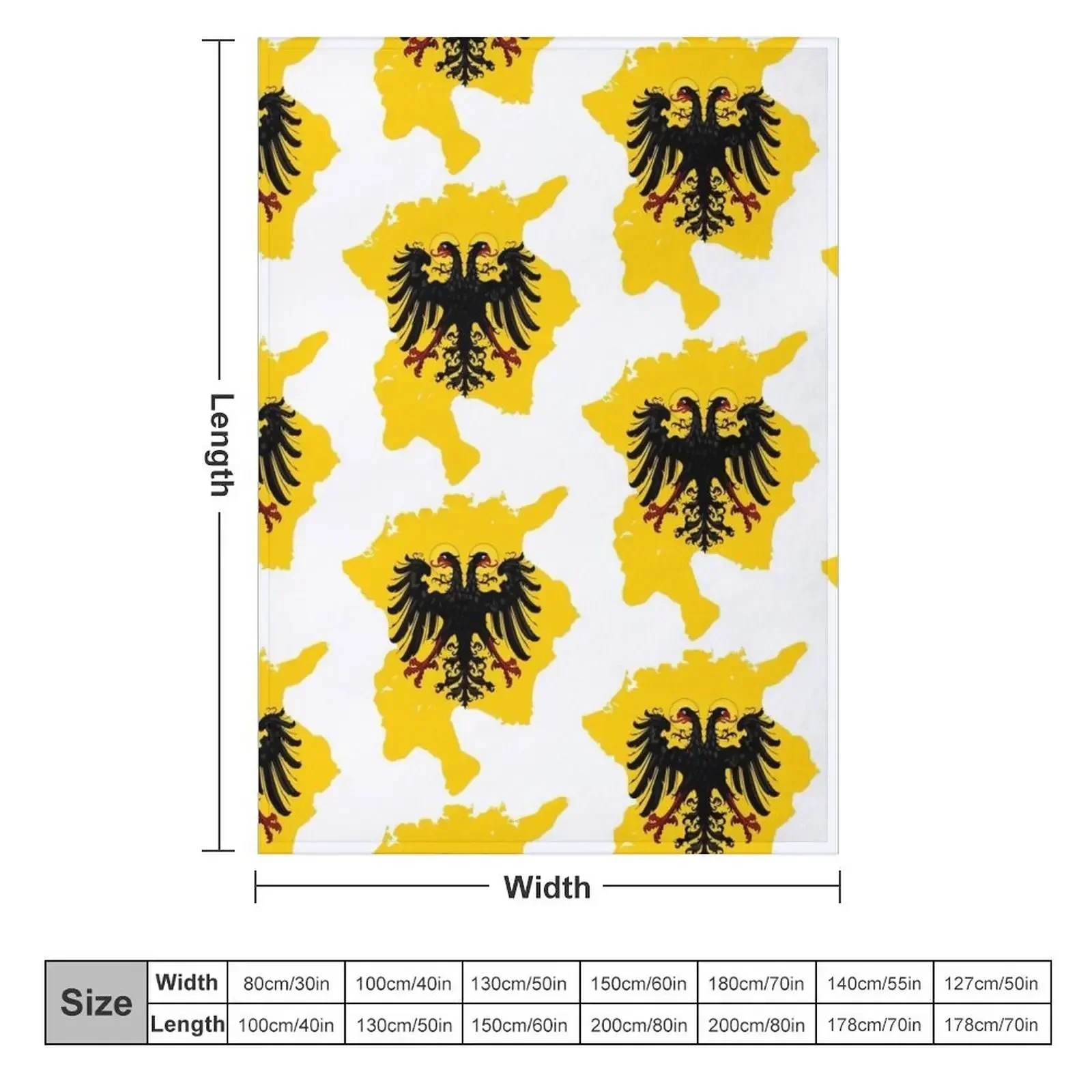 Holy Roman Empire Throw Blanket wednesday manga Luxury Soft Beds Blankets