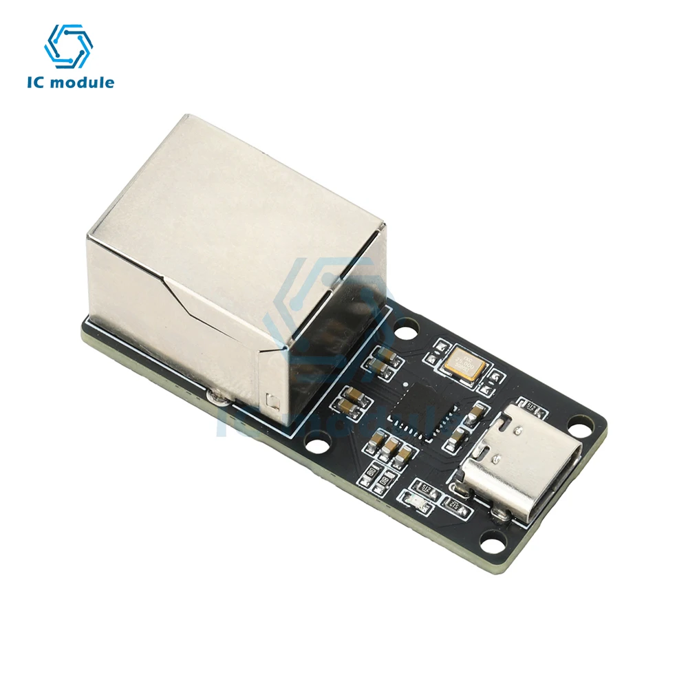 Moduł Ethernet USB na RJ45 CH397A 100Mbps Karta sieciowa USB Typ C Mini Przenośny Design Stabilna Wydajność