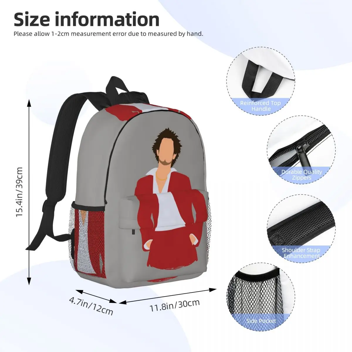 Yakuza Like A Dragon Ichiban Kasuga Kazuma Kiryu Backpack Student Boys Girls BookBag Men Women School Bag Computer Shoulder Bags