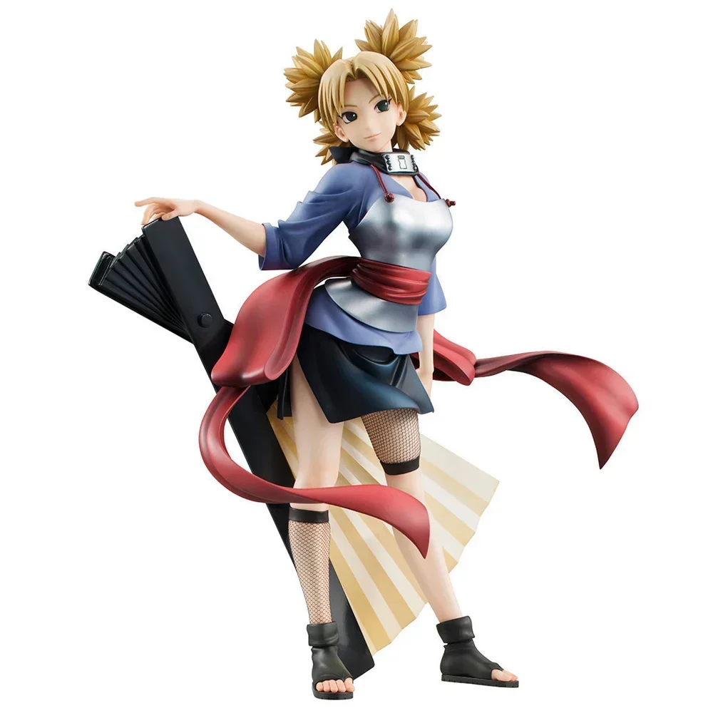 Anime Figure Naruto Nara Temari Original Boxed Megahouse G E M Collection Model Toy Ornament