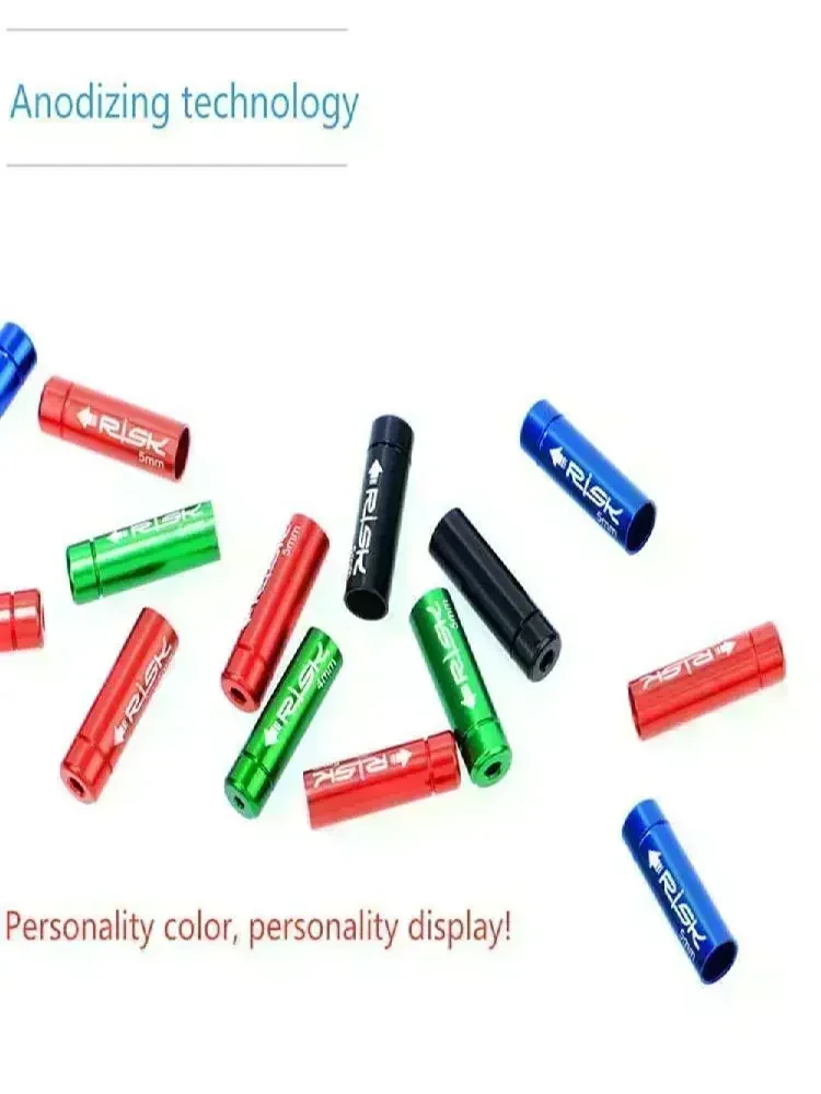 AliExpress NONE 10pcs 4mm 5mm Accessories Derailleur Shift Brake Housing Ferrules Crimps Dust Cover Wire Tip Cable End Cap