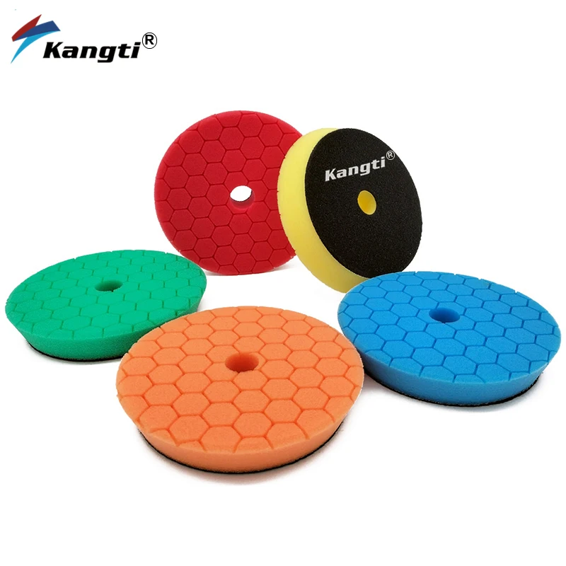 3/5/6lnches Car Polishing Pad Germany Foam Buffing Pads Professional DA / RO Polishers Sponge Disc