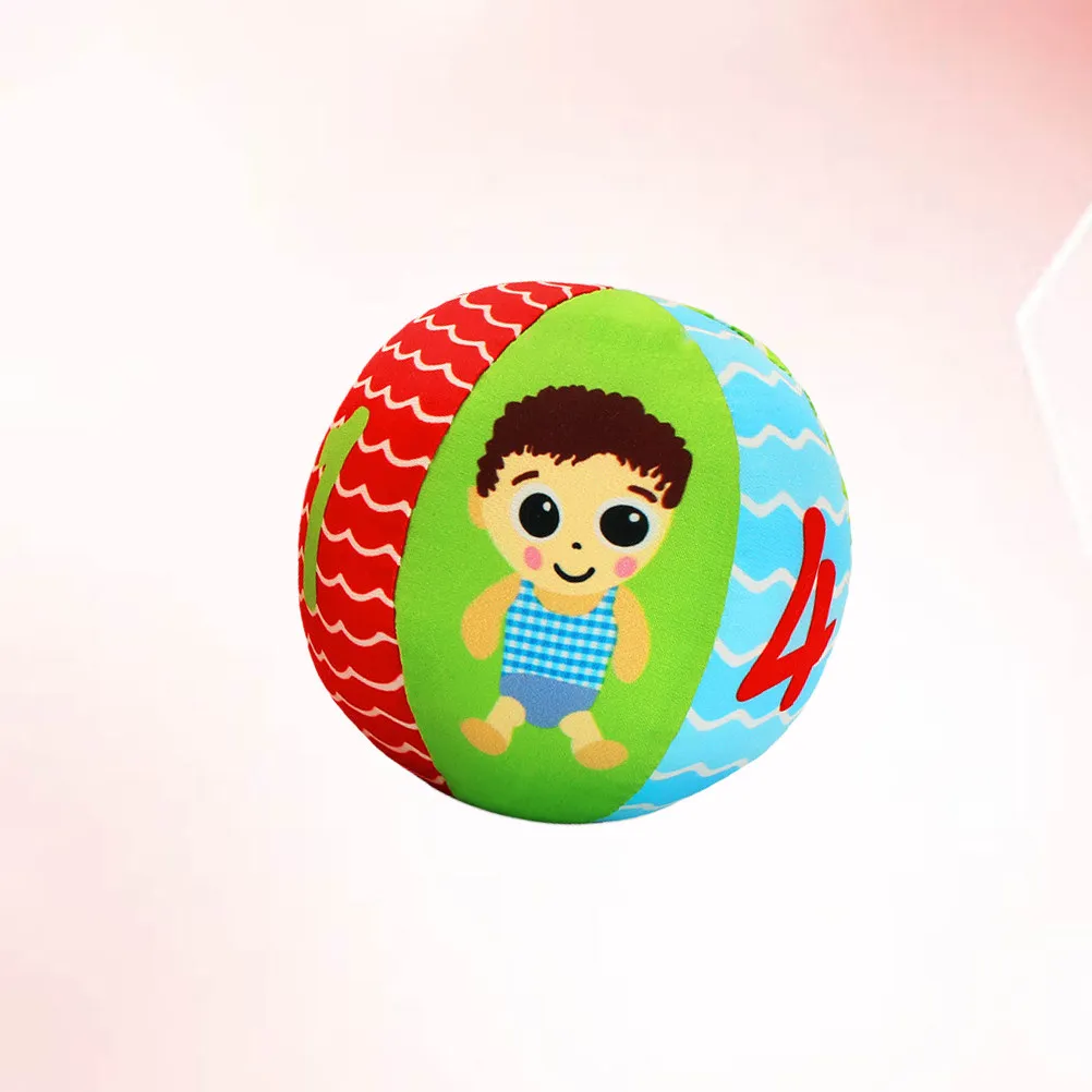 

10x10cm Baby Grasping Ball Early Learning Hand Catch Training Ball for Infant Vision Development Colorful Sensory Motor Skill