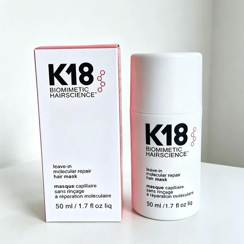 Hot Brand K18 50ml Leave-In Molecular Repair Hair Mask Deep Conditioning Keratin Treatment Soft Hair Smoothing Healthy Hair Care